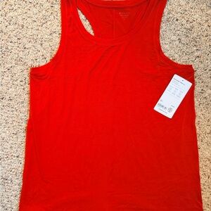 Athleta Bright Red Sleeveless Top